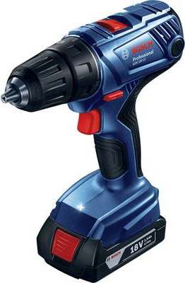 Bosch GSR 18V-21 Professional - Bohrer/Schrauber - schnurlos - 2 Geschwindigkeiten - Bohrfutterschlüssel 13 mm - 55 N·m - 2 Akkus - 18 V (06019H1008)