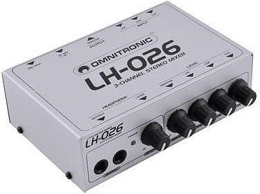 Omnitronic 10355026 Audio-Mixer 3 Kanäle 20 - 20000 Hz Weiß (10355026)