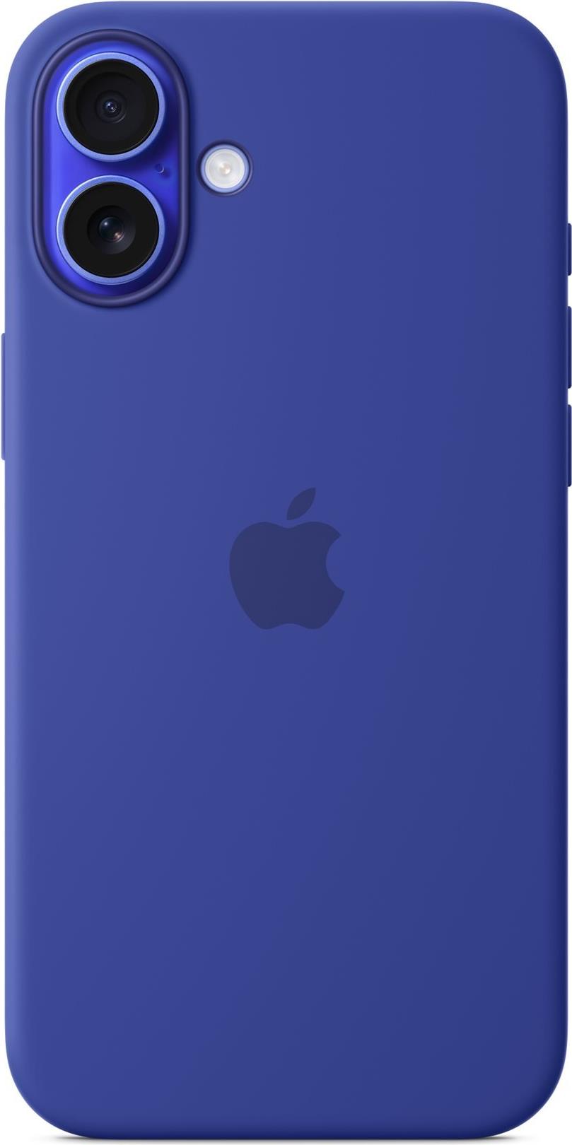 Apple - Hintere Abdeckung für Mobiltelefon - kompatibel mit MagSafe - Silikon - Ultramarine - für iPhone 16 Plus (MYYF3ZM/A)