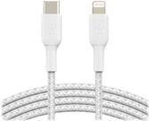 Belkin BOOST CHARGE - Lightning-Kabel - USB-C (M) bis Lightning (M) - 2 m - weiß - USB-Stromversorgung (18 W) - für Apple iPad/iPhone/iPod (Lightning)