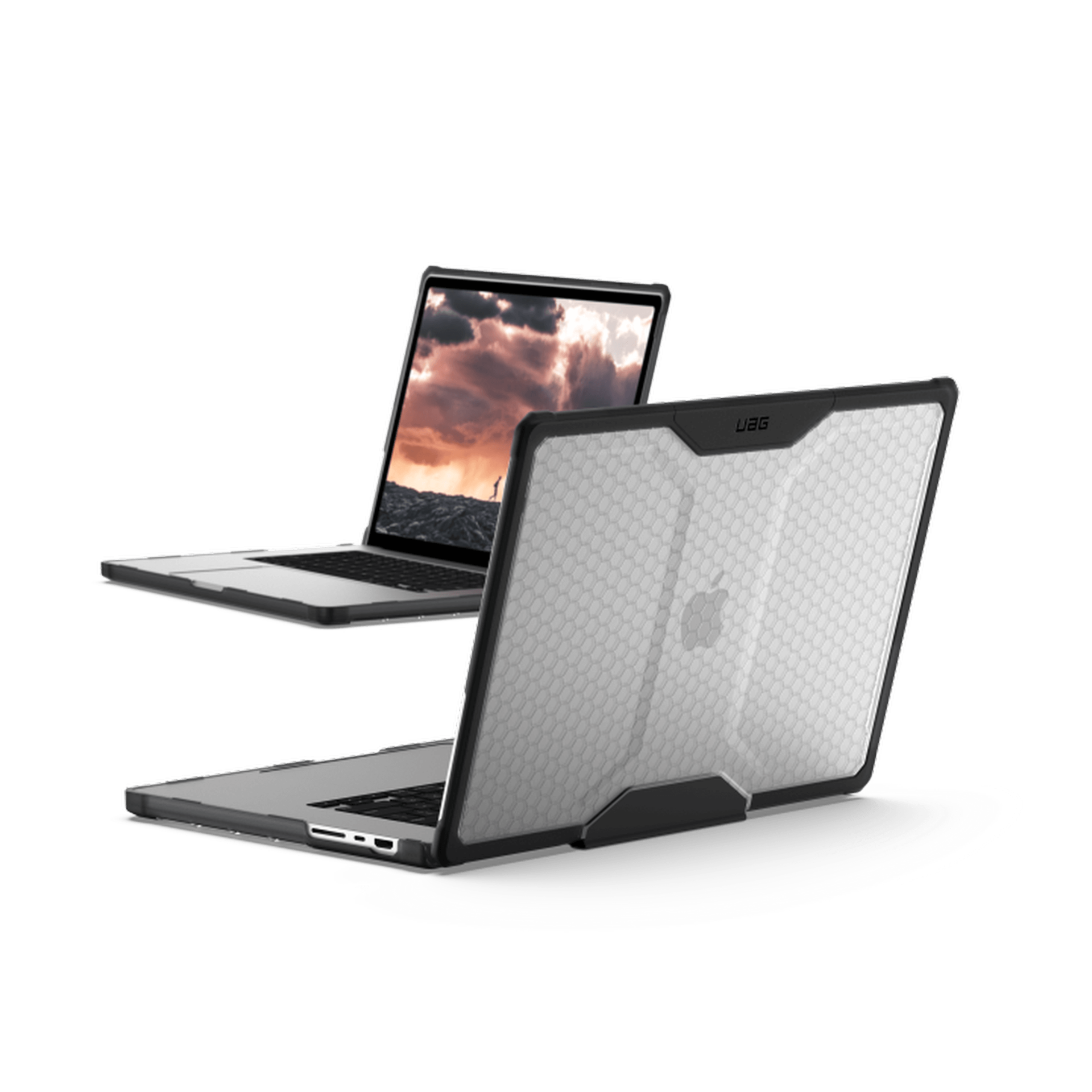 UAG Urban Armor Gear Plyo Case - Apple MacBook Pro 16 (M1 Pro/Max 2021 - M2 Pro/Max 2022) - ice (transparent) - 134003114343 (134003114343)