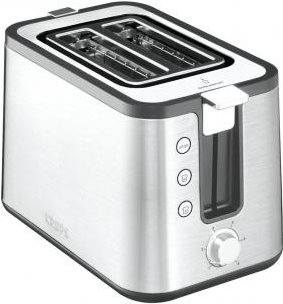 Krups Control Line KH442D - Toaster - 2 Scheibe - 2 Steckplatz - gebürsteter rostfreier Edelstahl