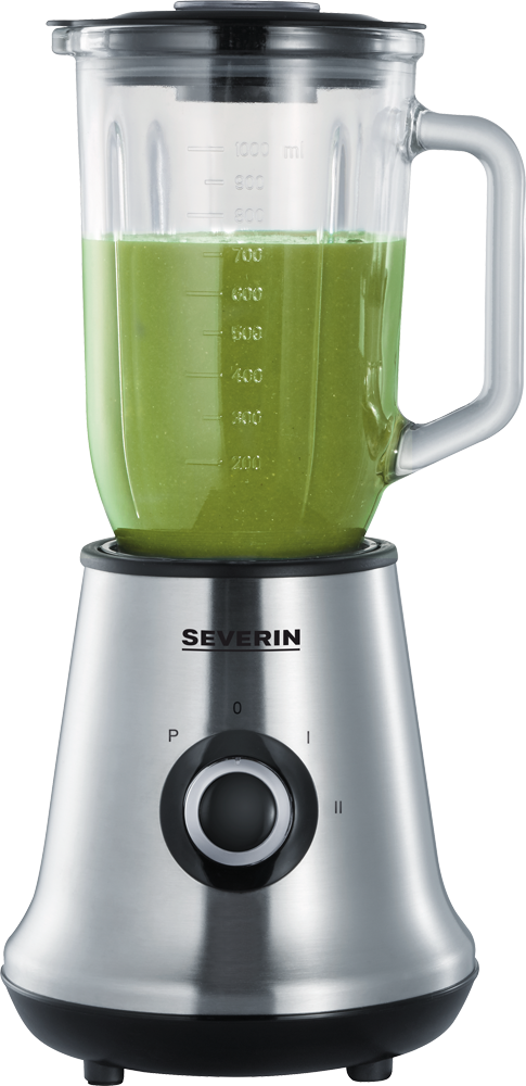 Severin SM 3734 Tischplatten-Mixer Schwarz - Edelstahl 1l 500W Mixer (SM 3734)