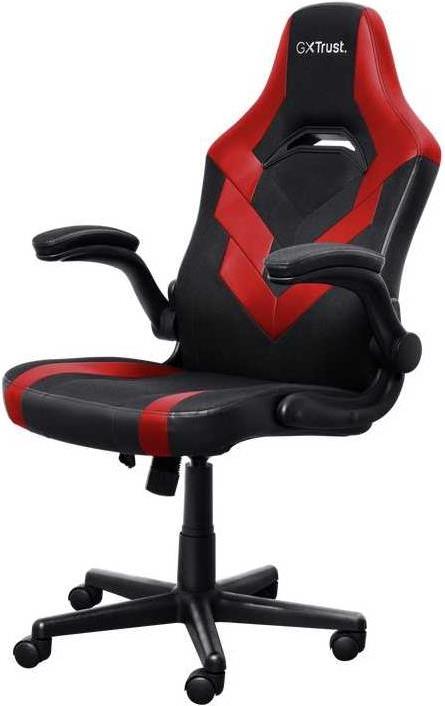 Trust GXT 703R RIYE - Universal-Gamingstuhl - 140 kg - Schwarz/Rot - Schwarz - Schwarz - Rot - Stoff - Leder - Polyurethan ()