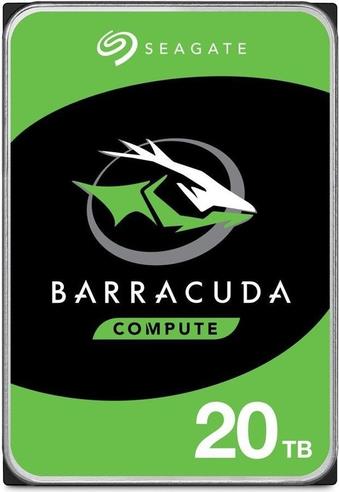 Seagate Barracuda 20TB Festplatte 3,5 SATA 6Gb/s 7200 U/min 512 MB Cache (ST20000DM001)