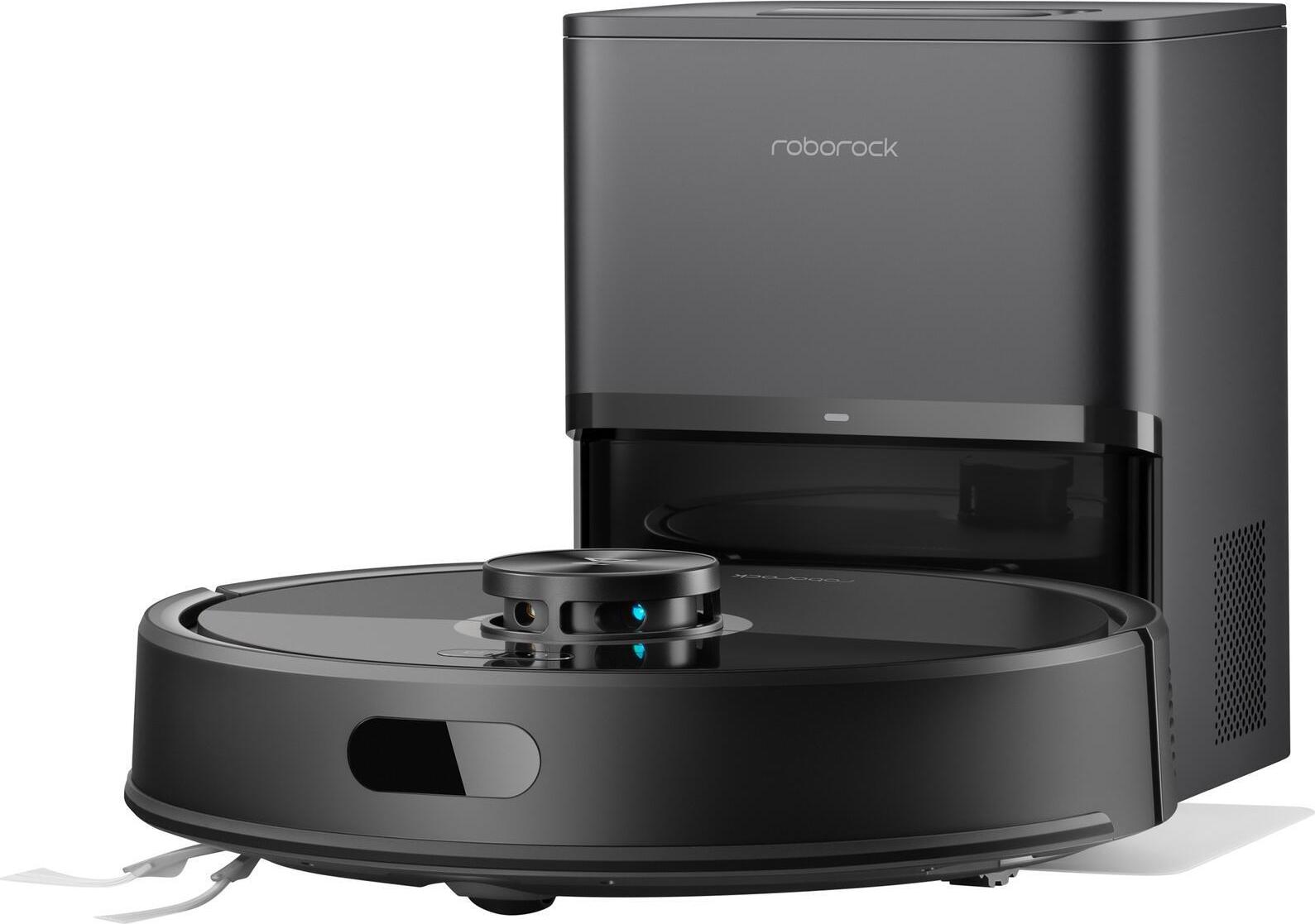 Roborock Q7 TF+ Saug- & Wischroboter - 10.000 Pa - RockDock Plus Absaugstation - Schwarz