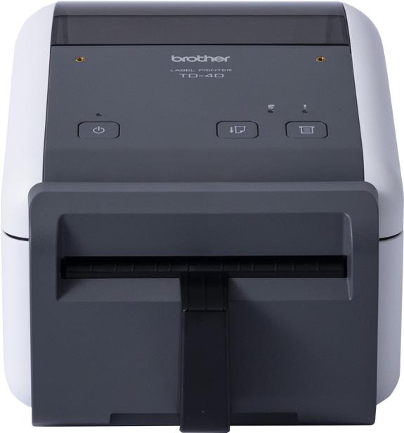 Brother TD-4420DNFC - Etikettendrucker - Thermodirekt - Rolle (10,6 cm) - 203 dpi - USB 2,0, LAN, seriell - Cutter (TD4420DNFCZ1)