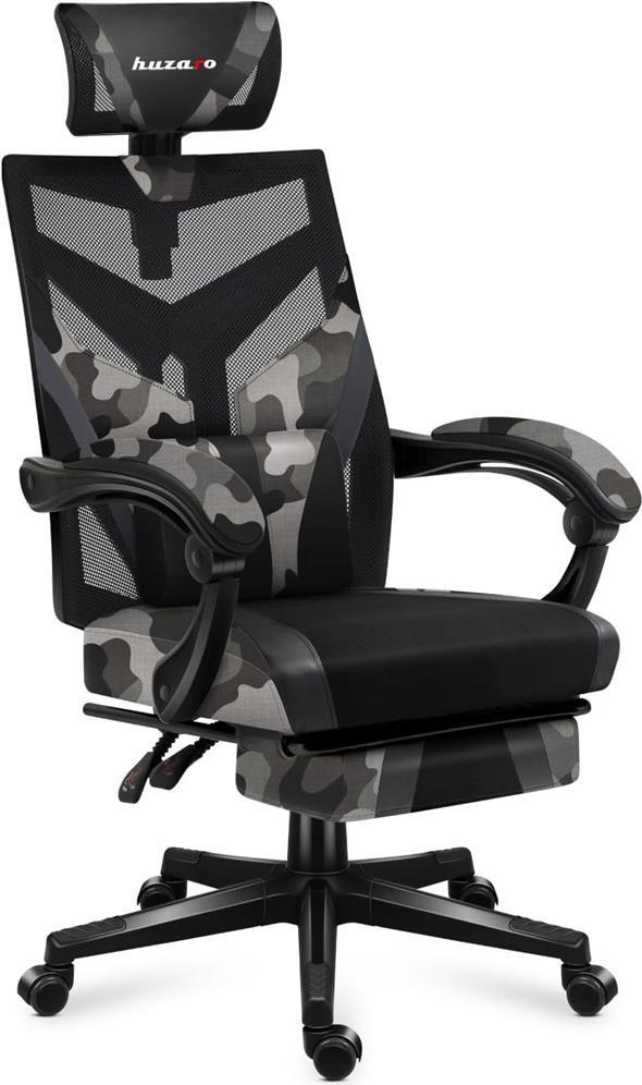 Huzaro Combat 5.0 PC-Gamingstuhl Netz-Sitz Schwarz - Camouflage (HZ-Combat 5.0 Camo)