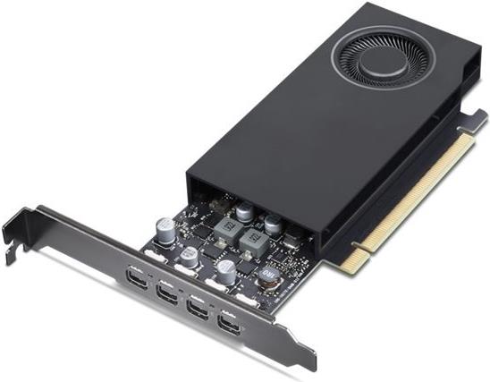 Lenovo NVIDIA RTX A1000 - Grafikkarten - RTX A1000 - 8GB GDDR6 - PCIe 4,0 x8 - 4 x Mini DisplayPort (4X61Q73041)