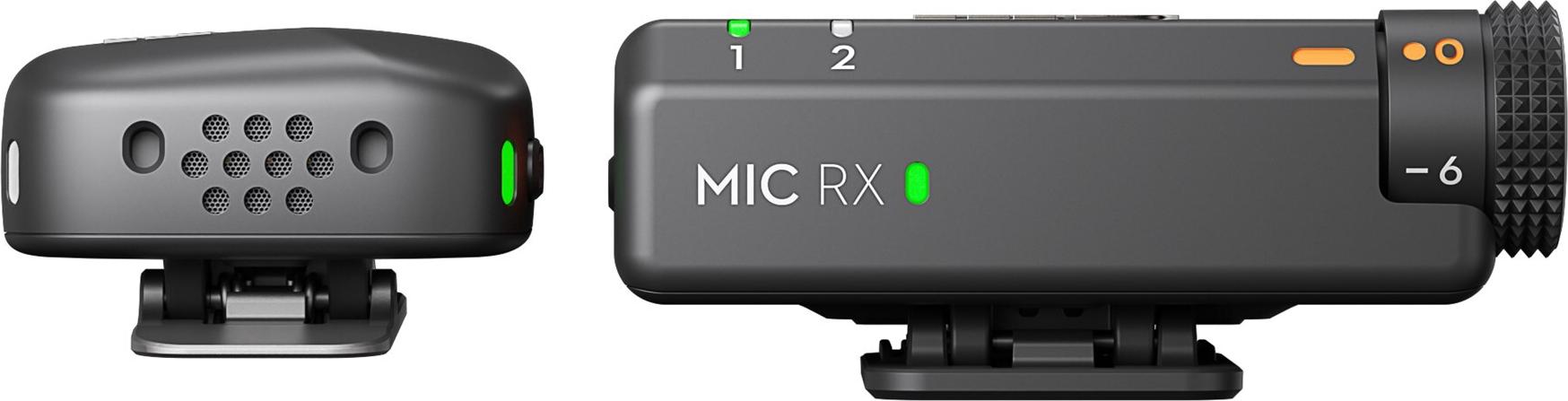 DJI Mic Mini Funkmikrofon-System (1 Sender + 1 Empfänger) ultraleicht 400 m Reichweite
