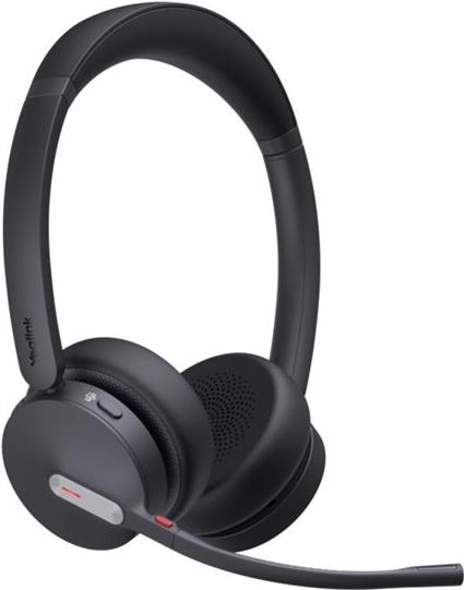 Yealink BH70 Dual - Headset - On-Ear - Bluetooth - kabellos - Adapter USB-C via Bluetooth - Schwarz - Zertifiziert für Microsoft Teams (1208703)