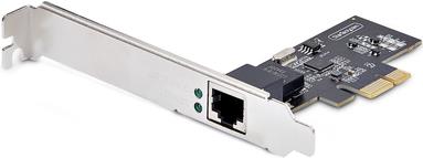 StarTech.com 1-Port 2,5G NBASE-T PCIe Network Card, Computer Network Interface Card, Intel I225-V, Single-Port Ethernet, Multi-Gigabit NIC (PR12GI-NETWORK-CARD) - Netzwerkadapter - PCIe 2,0 Low-Profile - 10/100/1000/2500Base-T x 1 - Schwarz (PR12GI-NETWOR