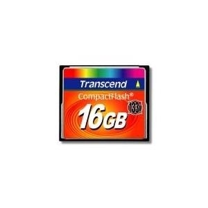 Transcend - Flash-Speicherkarte - 16GB - 133x - CompactFlash Card (TS16GCF133)