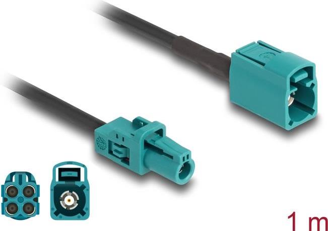 Delock Kabel Mini FAKRA Z Buchse quad zu FAKRB Z Buchse quad B-Typ (90129)