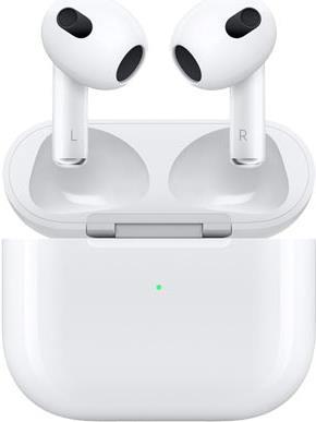 Apple AirPods (3rd generation) AirPods Kopfhörer True Wireless Stereo (TWS) im Ohr Anrufe/Musik Bluetooth Weiß (MME73RU/A)