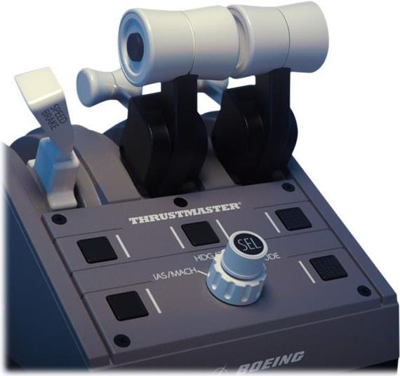 Thrustmaster Civil Aviation (TCA) Yoke Pack Boeing Edition - Steuerhorn und Gasregler - kabelgebunden - für PC, Microsoft Xbox One, Microsoft Xbox Series S, Microsoft Xbox Series X (4460210)