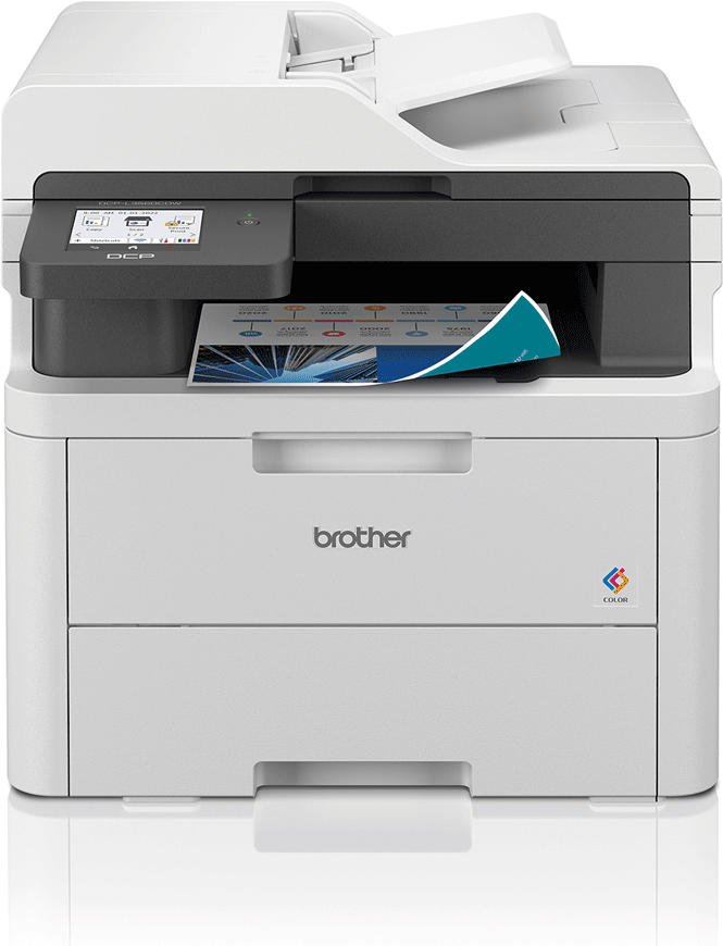 Brother DCP-L3560CDW - Multifunktionsdrucker - Farbe - LED - A4/Legal (Medien) - bis zu 26 Seiten/Min. (Drucken) - 250 Blatt - USB 2,0, Wi-Fi(n), Gigabit LAN (DCPL3560CDWRE1)
