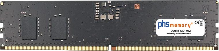 PHS-memory 8GB RAM Speicher kompatibel mit Medion Erazer Engineer X20 (MD34680) DDR5 UDIMM 5600MHz PC5-44800U (SP540799)