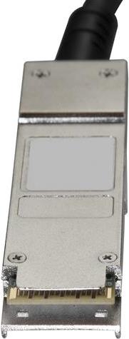 StarTech.com 1m HP JG326A kompatibel - QSFP+ Direktverbindungskabel - 40G QSFP+ Kabel - Passives Twinax Kabel - QSFP Kabel - 40GBase Direktanschlusskabel - QSFP+ eingerastet bis QSFP+ eingerastet - 1 m - twinaxial - SFF-8436 - passiv - Schwarz