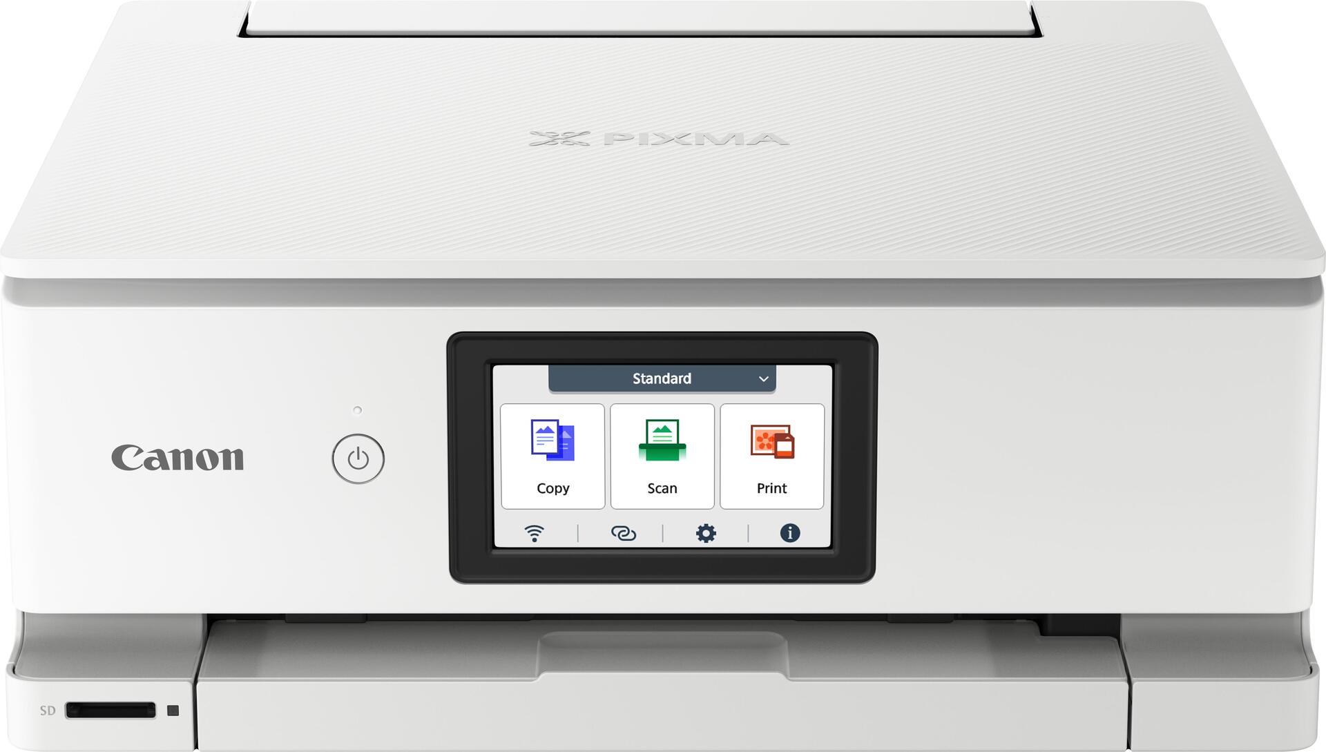 Canon PIXMA TS8751 - Multifunktionsdrucker - Farbe - Tintenstrahl - Legal (216 x 356 mm) (Original) - A4/Legal (Medien) - 200 Blatt - USB 2,0, Wi-Fi(ac) - weiß (6152C026)