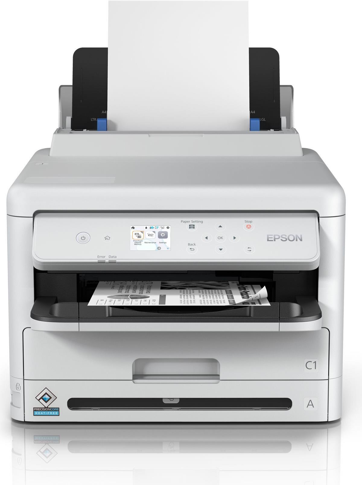 Epson WorkForce Pro WF-M5399DW - Drucker - s/w - Duplex - Tintenstrahl - A4/Legal - 1200 x 2400 dpi - Kapazität: 330 Blätter - USB 2,0, Gigabit LAN, Wi-Fi(ac) (C11CK77401BM)