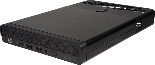 HP Inc. Mini - Ryzen 3 210 / 3 GHz - RAM 16 GB - SSD 512 GB - NVMe - Radeon 740M - Wi-Fi 6, Bluetooth, 1GbE - WLAN: 802.11a/b/g/n/ac/ax, Bluetooth 5.4 - Win 11 Pro - ohne Maus und Tastatur - Monitor: keiner - tiefschwarz - Smart Buy (999A4ET#ABD)