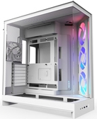 NZXT H9 Flow RGB 2025 All White Midi Tower ATX Gaming Gehäuse weiß mit - Midi/Minitower - Tower (CM-H92FW-R1)