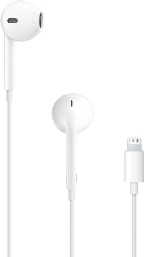 Apple EarPods - Ohrhörer mit Mikrofon - Ohrstöpsel - kabelgebunden - Lightning - für iPad/iPhone/iPod (Lightning) (MMTN2ZM/A)