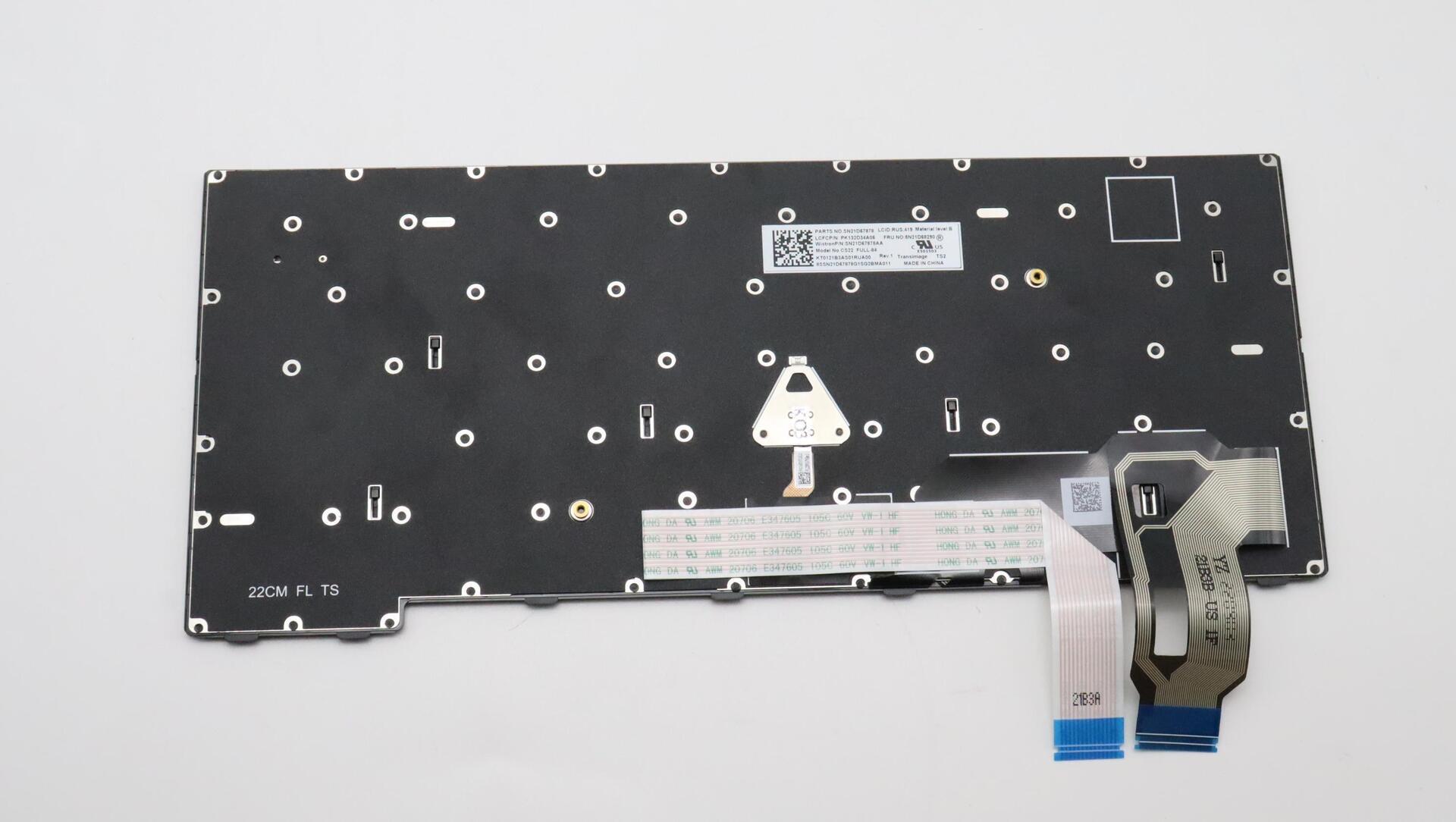 Lenovo 5N21D68176 - Tastatur - Italienisch - Tastatur mit Hintergrundbeleuchtung - Lenovo - ThinkPad T14 Gen 3 (5N21D68176)