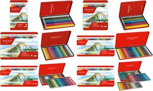 CARAN D'ACHE Buntstifte PABLO, 120er Metalletui aus Zedernholz, hexagonaler Schaft, Minenstärke: 3,8 mm, - 1 Stück (666.420)