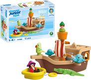 PLAYMOBIL Junior Aqua - Peter Pans Piratenschiff mit Wasserspritzspaß (71769)