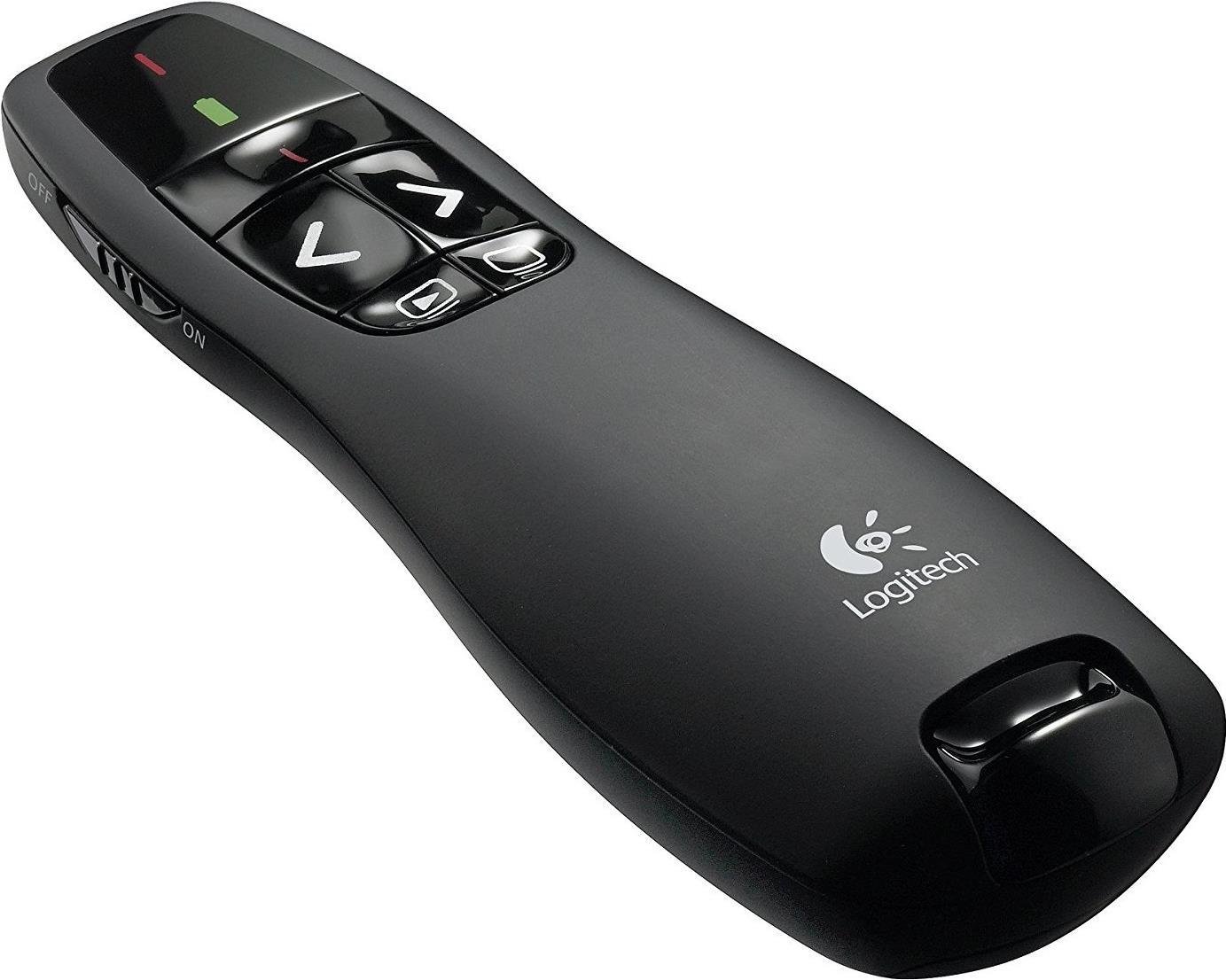 Logitech R400 Funk-Presenter RF Schwarz (910-001354)