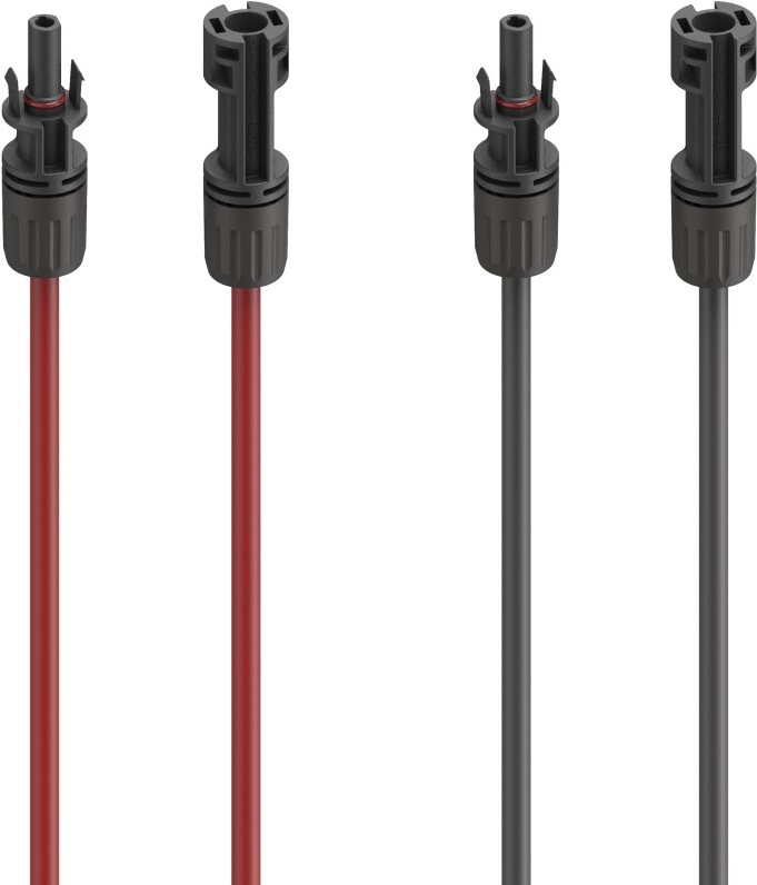 Hama Solarkabel Verlängerung für PV-Anlage, MC4, 4 mm², 2x 5 m, Rot u. Schwarz (00223902)