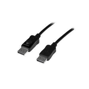 StarTech .com 10m aktives DisplayPort Kabel - Stecker/Stecker - DP auf DP Kabel - Schwarz - DisplayPort Anschlusskabel St/St - DisplayPort-Kabel - 10 m Das 10 m lange aktive DisplayPort -Kabel DISPL10MA ist mit einem integrierten, aktiven Signalverstärker