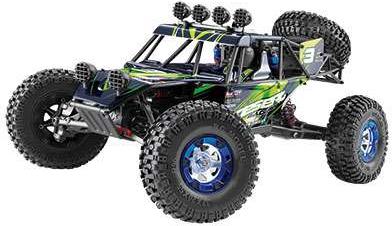 Amewi Eagle-3 4WD 1:12 Dune Buggy. Typ: Buggy, Motortyp: Elektromotor, Maßstab: 1:12. Gewicht: 1,23 kg, Länge: 38,9 cm, Breite: 225 mm. Batterietechnologie: Lithium-Ion (Li-Ion), Batteriekapazität: 1500 mAh, Batteriespannung: 7,4 V. Batterie: 4 x 1.5V AA