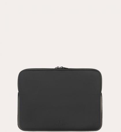 TUCANO Second Skin Elements Neopren Hülle für MacBook Pro 14 Zoll schwarz - Voraus - Speziell entworfen für das MacBook Pro. Hautenge Hülle aus Neopren - die stilsichere Lösung für einen sicheren Transport Ihres Laptops in einer anderen Tasche oder Rucks
