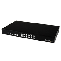 StarTech.com 4x4 HDMI Matrix Switch mit Bild und Bild Multiviewer o. Videowand - Video Combining - Digital Signage Controller - Video/Audio-Schalter - Desktop - für P/N: SVA12M5NA