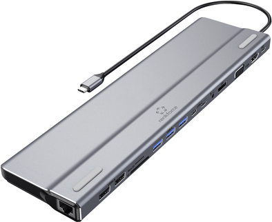 Renkforce Notebook Dockingstation RF-DKS-902 Passend für Marke (Notebook Dockingstations): Universal integrierter Kartenleser (RF-5592404)