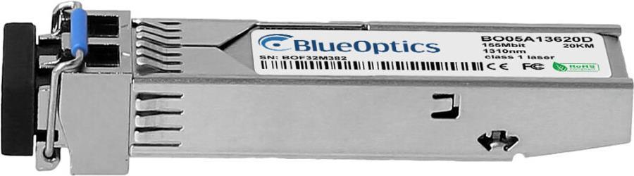 Comnet SFP-3-CM kompatibler BlueOptics© SFP Transceiver für Singlemode Datenübertragungen mit 155 Mbit in Glasfaser Netzwerken. Unterstützt Fast Ethernet oder SONET/SDH Anwendungen in Switchen, Routern und ähnlicher Hardware. BlueOptics SFP Transceiver si