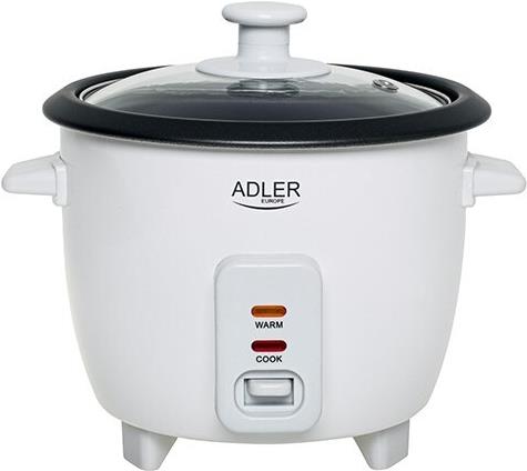 Adler AD 6418 Reiskocher Schwarz, Edelstahl 1000 W (AD 6418)