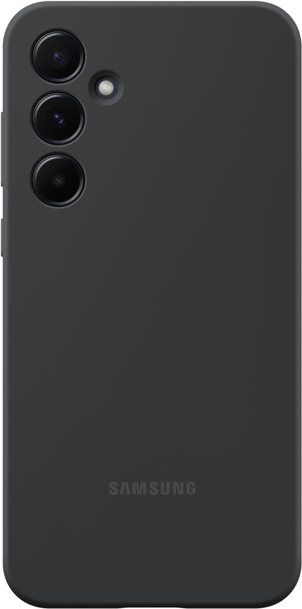 Samsung EF-PA556 - Hintere Abdeckung für Mobiltelefon - Silikon - Schwarz - für Galaxy A55 (EF-PA556TBEGWW)