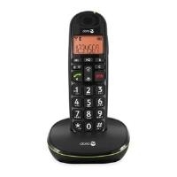 DORO PhoneEasy 100w - Schnurlostelefon mit Rufnummernanzeige - DECTGAP - Schwarz (380098)