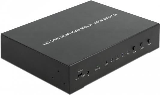 DeLOCK 11488 - HDMI - Schwarz - Metall - 60 Hz - 1280 x 720 (HD 720),1920 x 1080 (HD 1080) - 2,25 Gbit/s (11488)