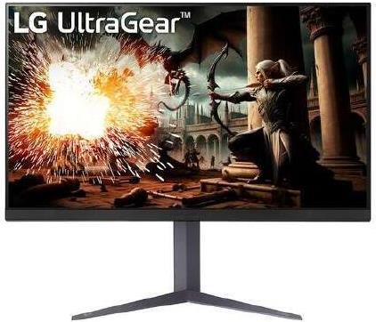 LG UltraGear Monitor 32GS75QX-B 31.5 WQHD Gaming-Monitor (1 ms Reaktionszeit, 180 Hz) (32GS75QX-B.AEU)