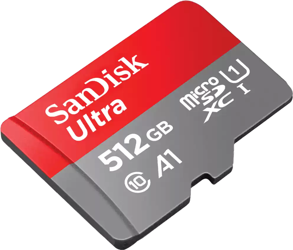 SanDisk Ultra - Flash-Speicherkarte (microSDXC-an-SD-Adapter inbegriffen) - 512GB - A1 / UHS Class 1 / Class10 - microSDXC UHS-I (SDSQUAC-512G-GN6FA)
