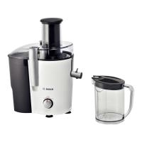 Bosch MES25A0 - Entsafter - 700 W - Weiß/Anthrazit (MES 25A0)