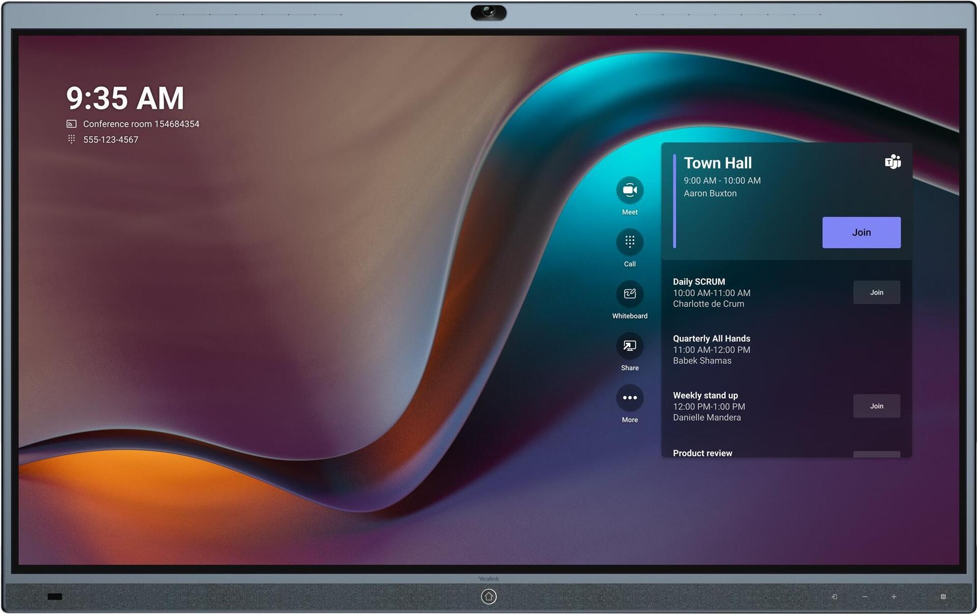 YEALINK MEETING BOARD 65-A001 MTR COLLABORATION BOARD TEAMS (MB65-A001)