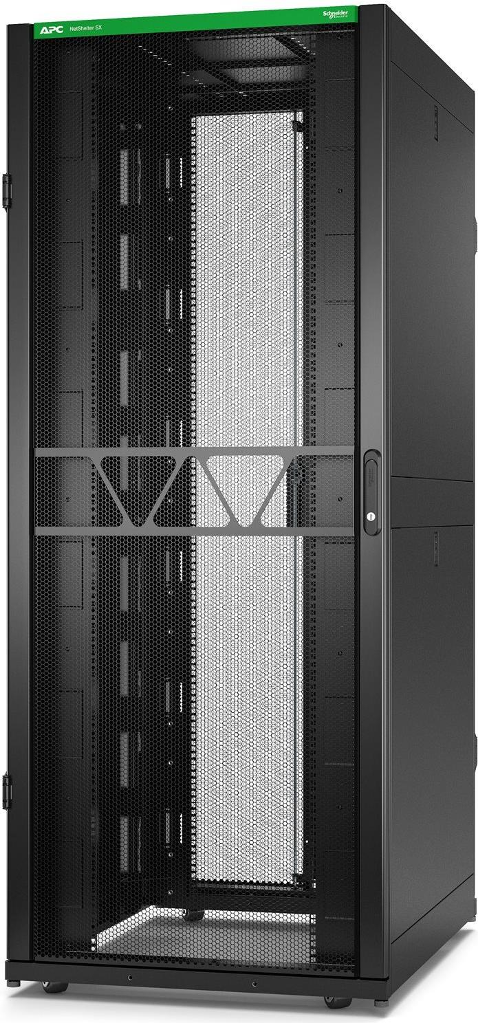 APC NetShelter SX Gen 2 - Schrank Netzwerkschrank - 1991 (H) x 800 (B) x 1070 (T) mm, mit Seiten - bodenstehend - Schwarz - 42HE - 48,3 cm (19) (AR3180B2)
