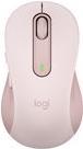 Logitech Signature M650 Large - Maus - Größe L - optisch - 5 Tasten - kabellos - 2,4 GHz, Bluetooth - Logitech Logi Bolt USB-Receiver - rosé (910-006237)