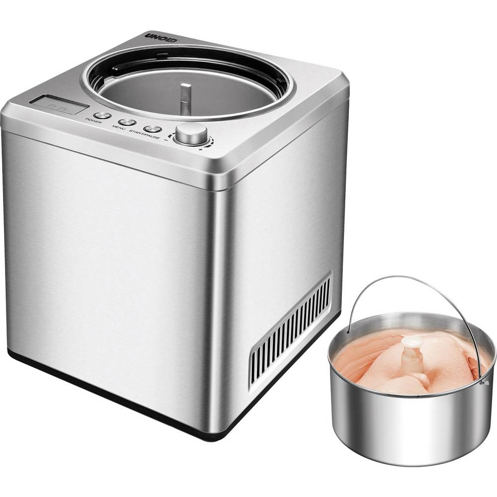 Unold 48872 Softeis-Maschine 2l 180W Edelstahl Eismaschine (48872)